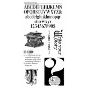 Typography - Cling Stamp 3